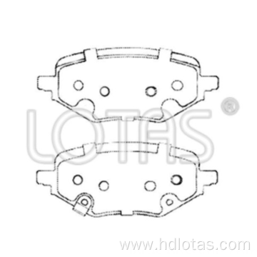 SP2588 auto disc brake pad for volvo